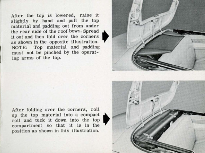 1953 Cadillac Eldorado Folding-Top Manual Page 9